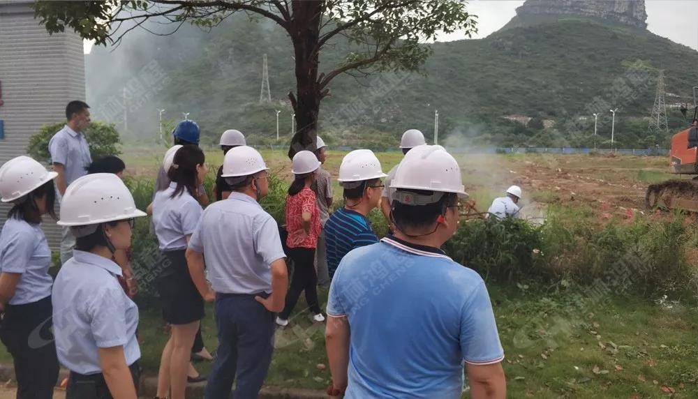 桂林鴻程機(jī)電設(shè)備有限公司廠區(qū)2#生產(chǎn)廠房開工大吉！
